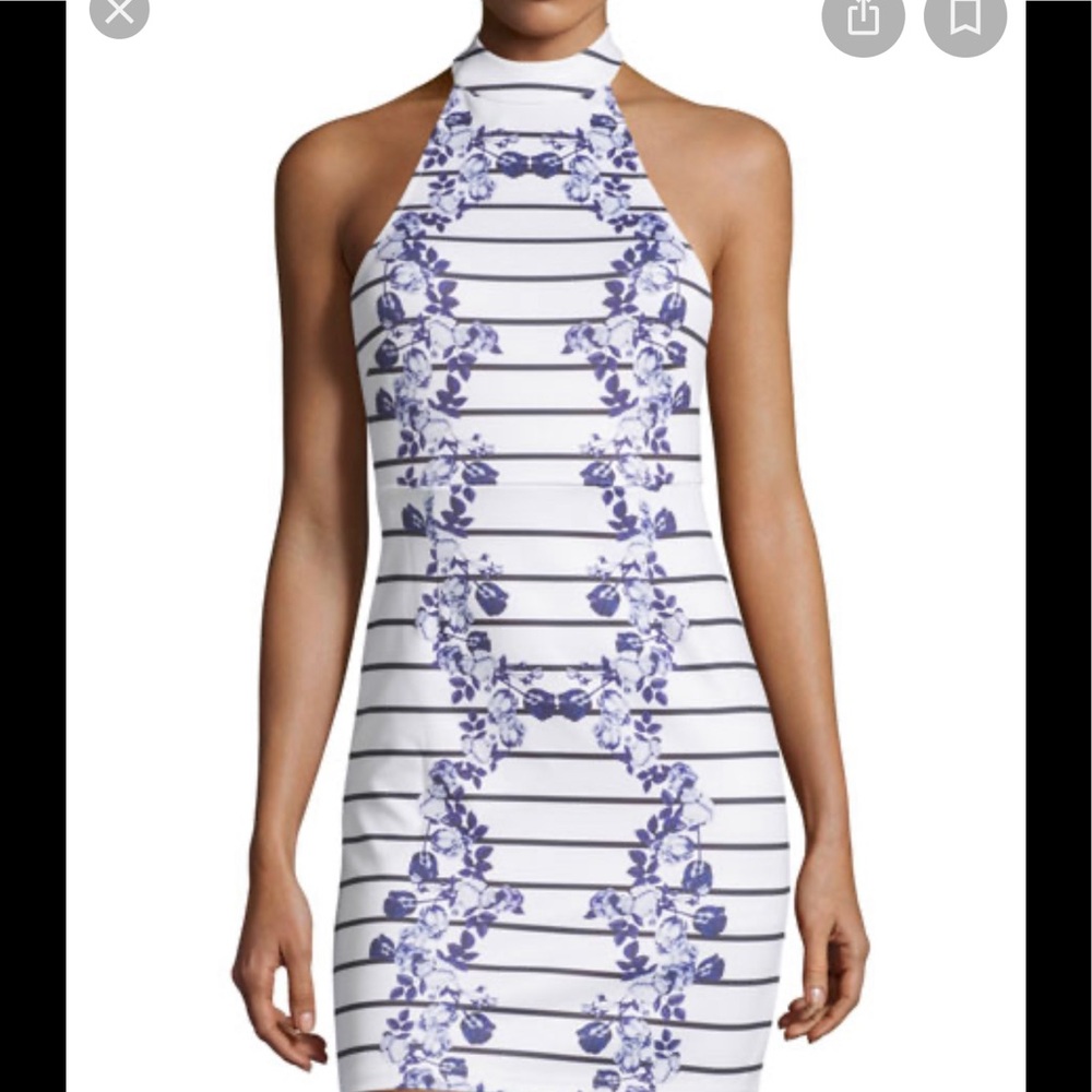 MINKPINK FLORALS HALTER TOP